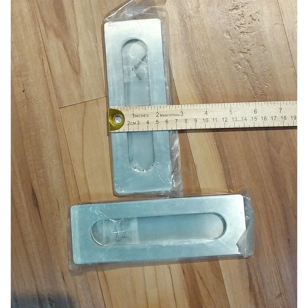 HOMOTEK 2 Pack 120mm Flush Sliding Closet Door Pulls